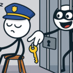 Thief Puzzle Long Hand Game