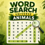 Word Search Universe Animals
